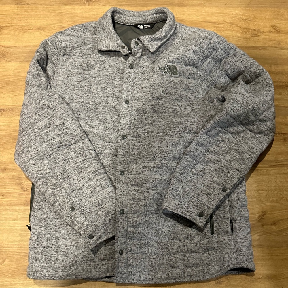 The North Face Men's Heather Gray Shirt Jacket